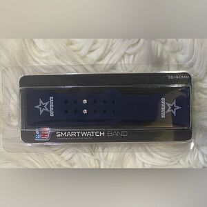 Dallas Cowboys Apple Watch Band 38mm 40mm NFL Silicone Smartwatch Strap New